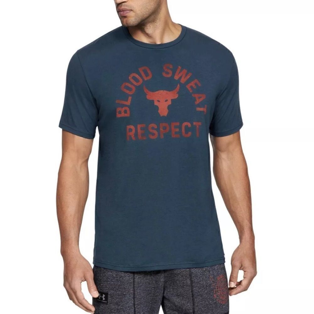 Under Armour UA Project Rock Blood Sweat Respect Shirt Men's S